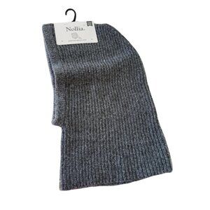 Heather Gray Knit Balaclava - Unisex Nollia